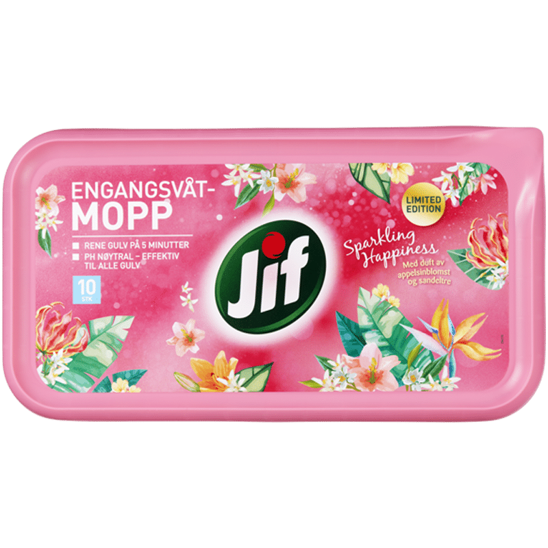 Jif sparkeling happines våtmopp
