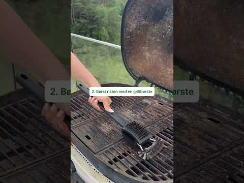Vaske grillen: slik får du grillen ren
