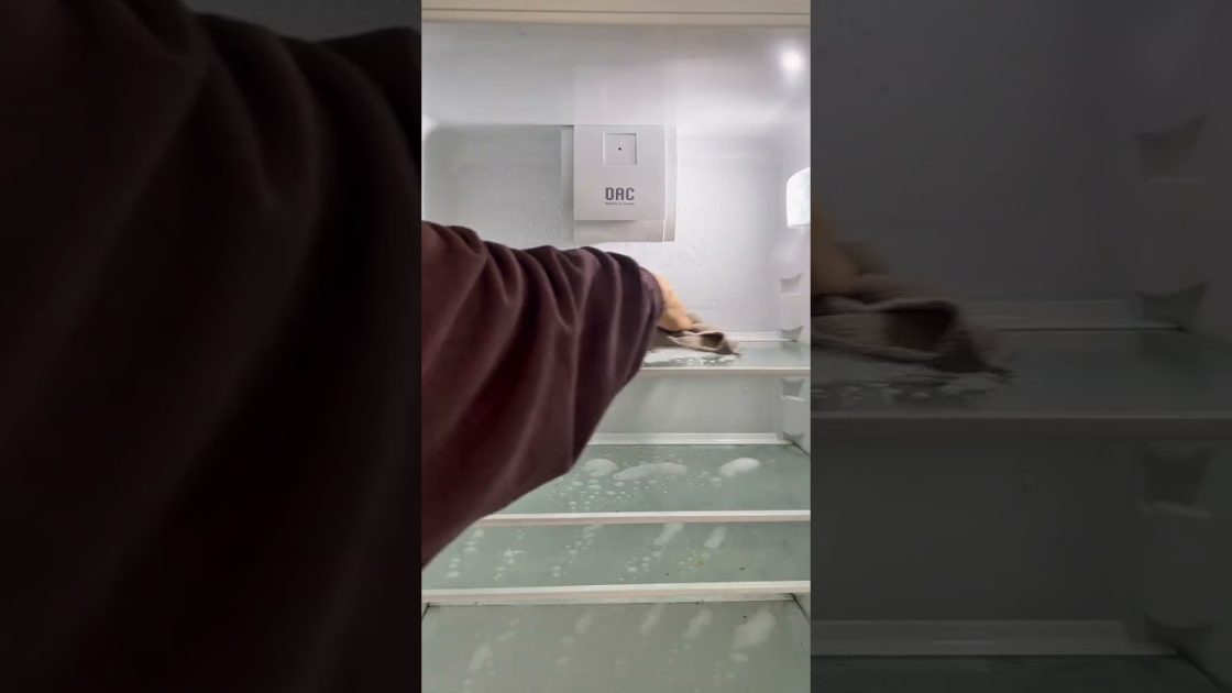 Vaske kjøleskap med eddik 🧼🫧